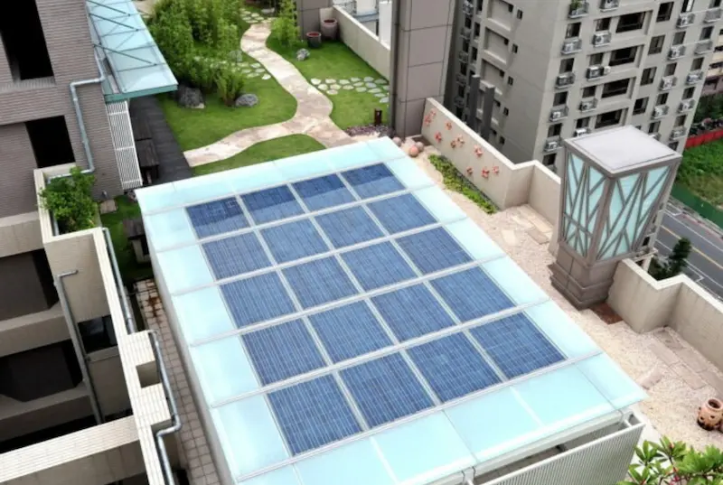 帛琉停車場太陽能光電發電系統