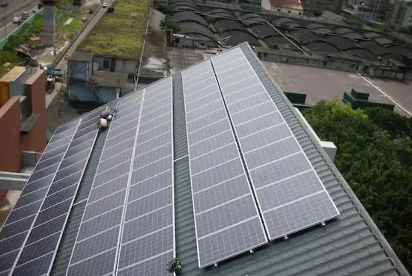 廣運機械屋頂型-太陽能光電發電系統